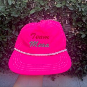 Vintage pink “Team Mesa” hat